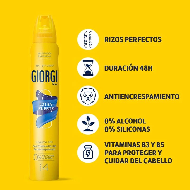 Giorgi Line Extra-Fuerte Espuma de Fijación 250 ml