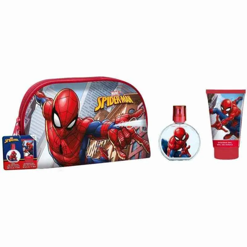 Marvel Spiderman Set Eau de Toilette 50 ml + Gel de Ducha 100 ml + Neceser
