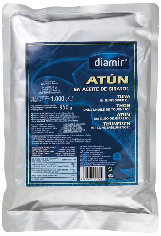 Diamir Atún en Aceite de Girasol 1 kg