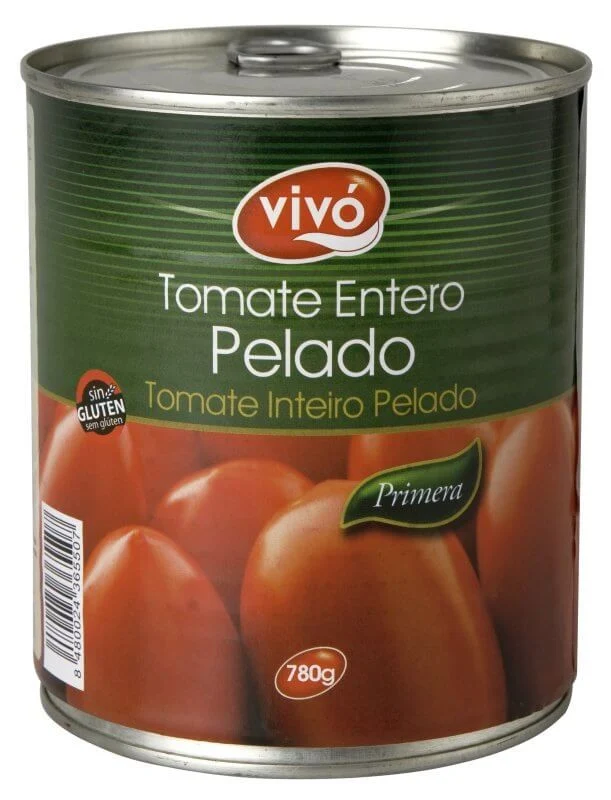 Vivó Tomate Entero Pelado 780G