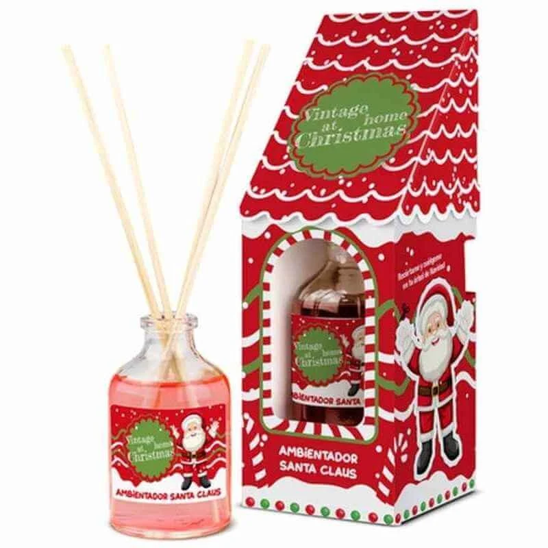 Vintage Ambientador De Varillas Santa Claus 50 Ml