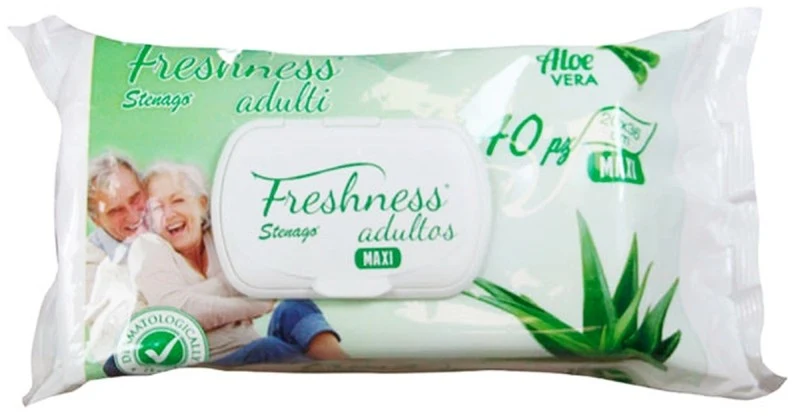Freshness Toallitas Húmedas Adultos Aloe Vera 40U