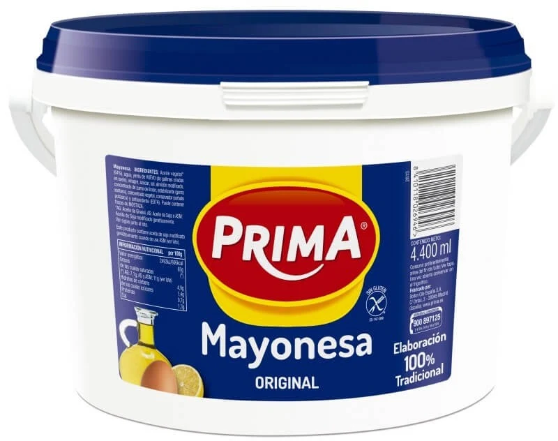 Prima Mayonesa Cubo 4,4 ml