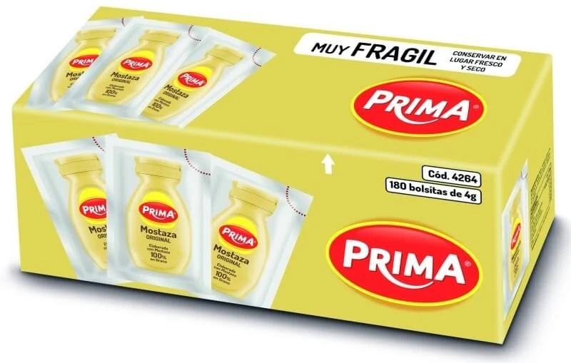 Prima Professional Mostaza 5G x 180 Sobres