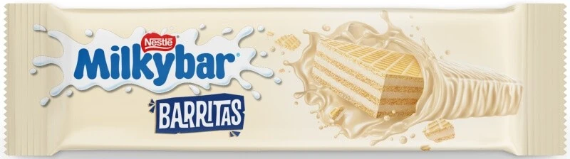 Nestlé Milkybar Barritas de Chocolate Blanco y Wafer 30g