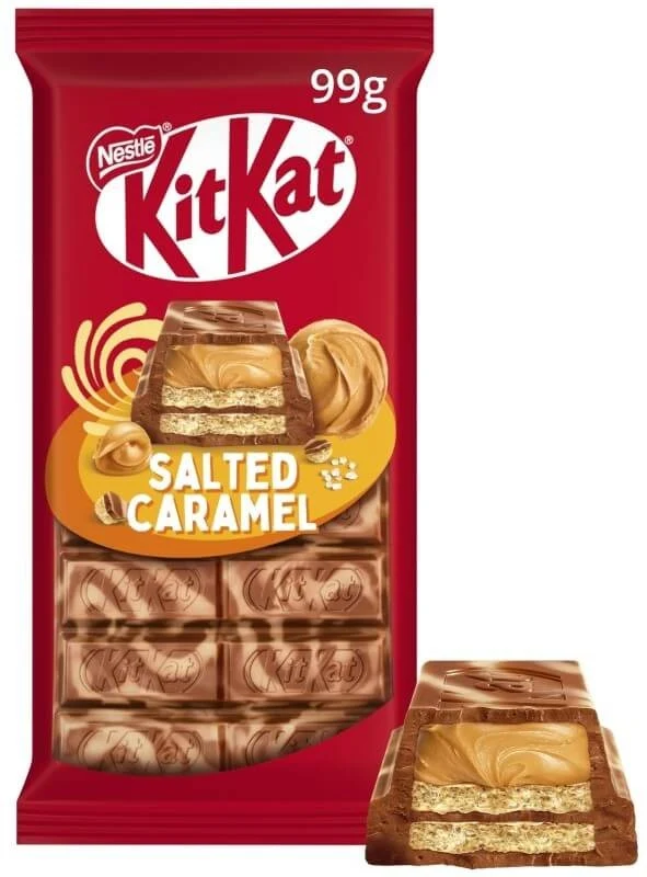 Nestlé KitKat Salted Caramel Tableta de Chocolate 99g