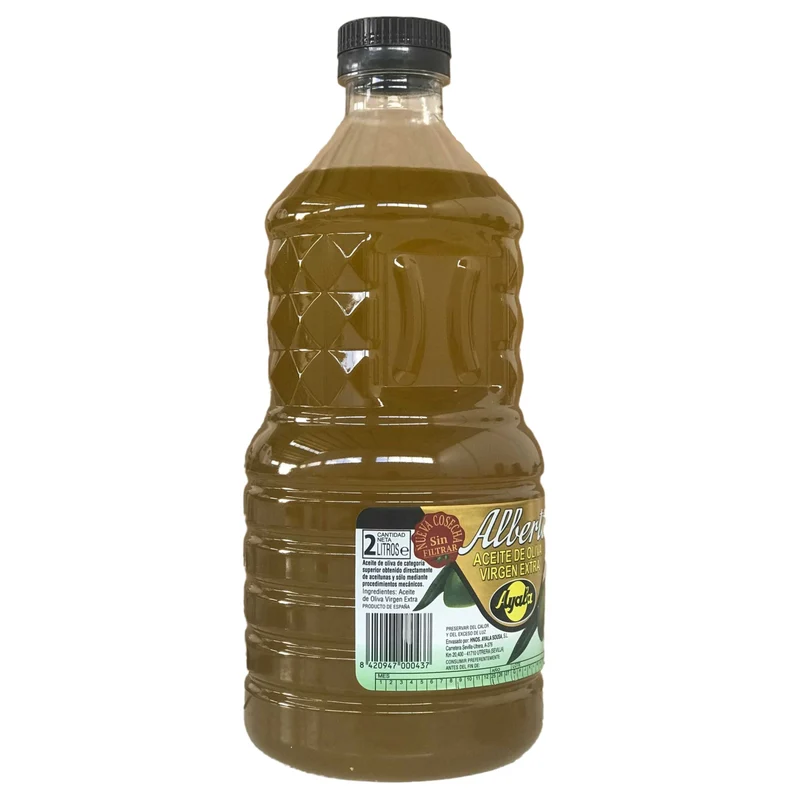 Alberto Ayala Aceite de Oliva Virgen Extra Sin Filtrar 2L