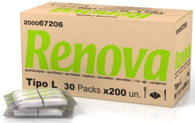 Renova Servilleta Mini 17x17 200U