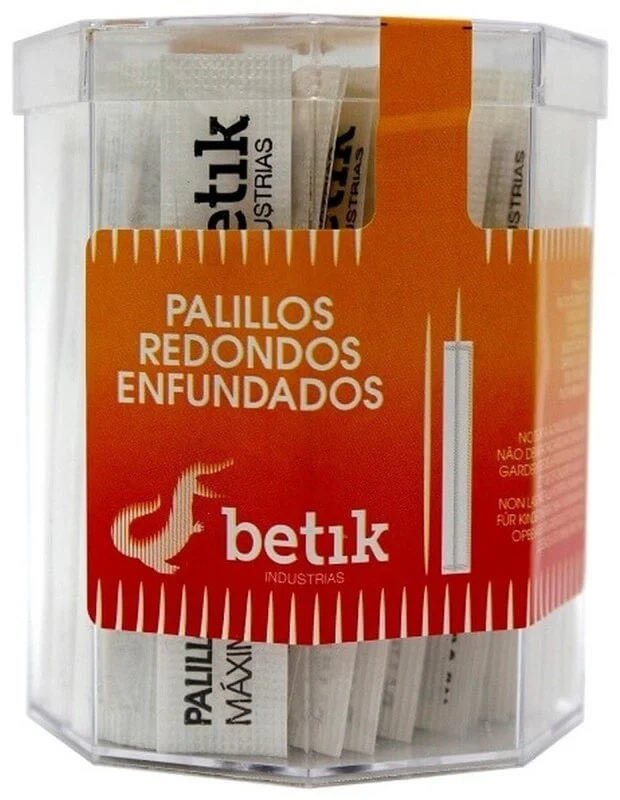 Betik Palillos Redondos Enfundados 115U