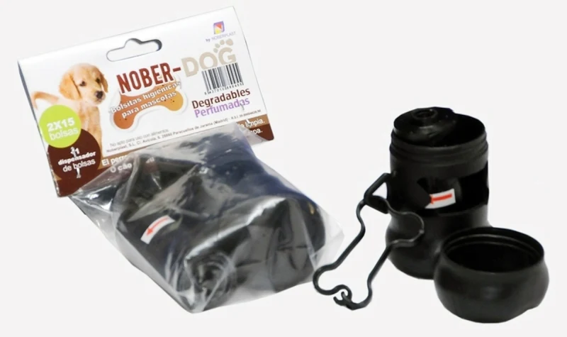 Nober-Dog Dispensador Bolsas Mascota 2x15 Unidades
