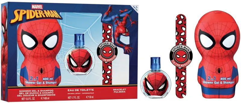 Marvel Spider-Man Set Eau de Toilette y Gel 2 en 1 50 ml + 400 ml