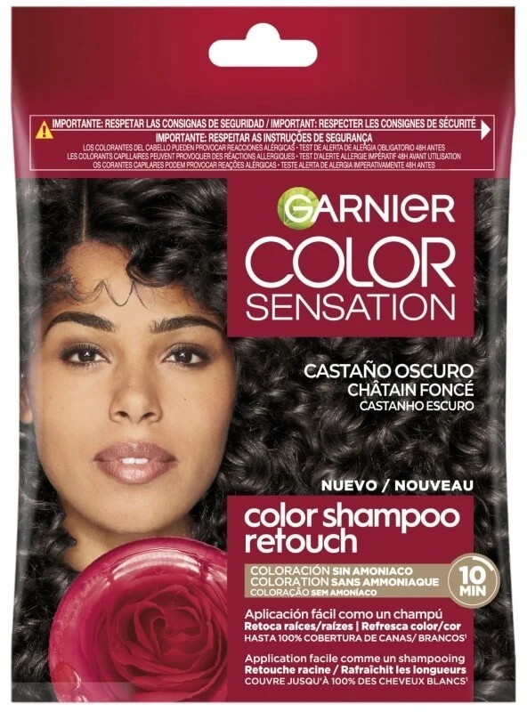 Garnier Color Sensation Color Shampoo Retouch Castaño Oscuro 3.0