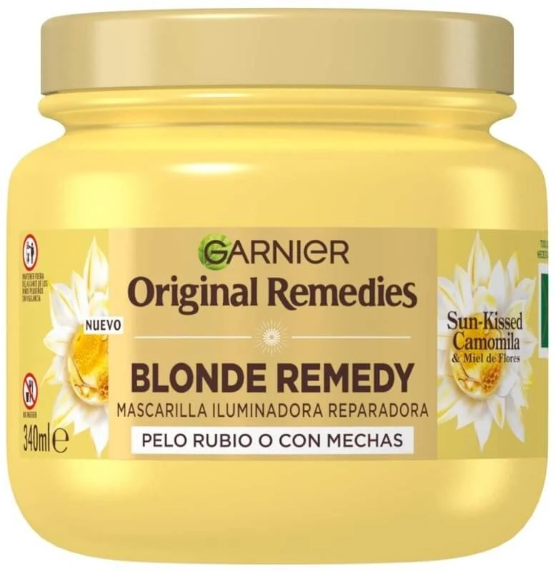 Garnier Original Remedies Blonde Remedy Mascarilla Iluminadora Reparadora 340 ml