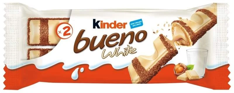 Kinder Bueno White Barritas de Chocolate Blanco 40 g