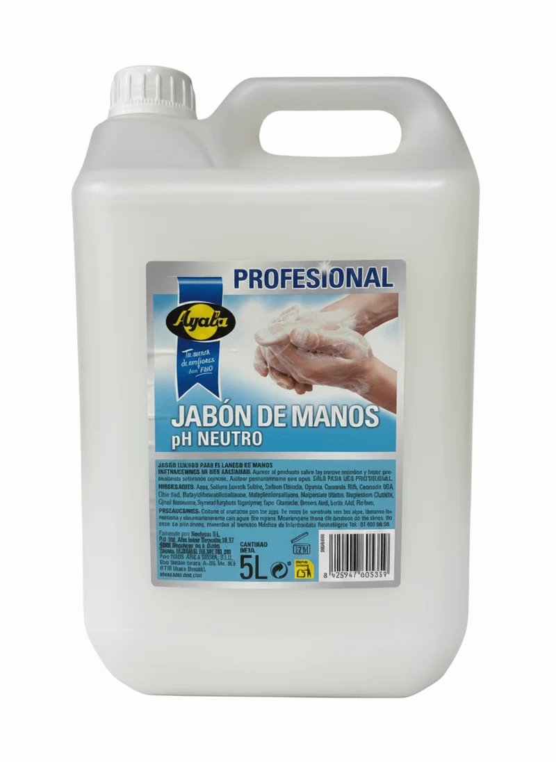Ayala Jabón de Manos Profesional pH Neutro 5L