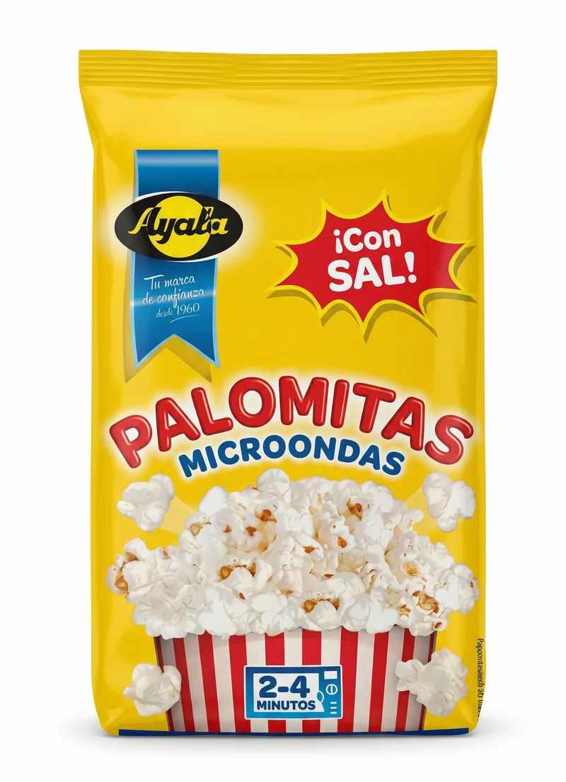 Ayala Palomitas Microondas Pack 3 x 100G