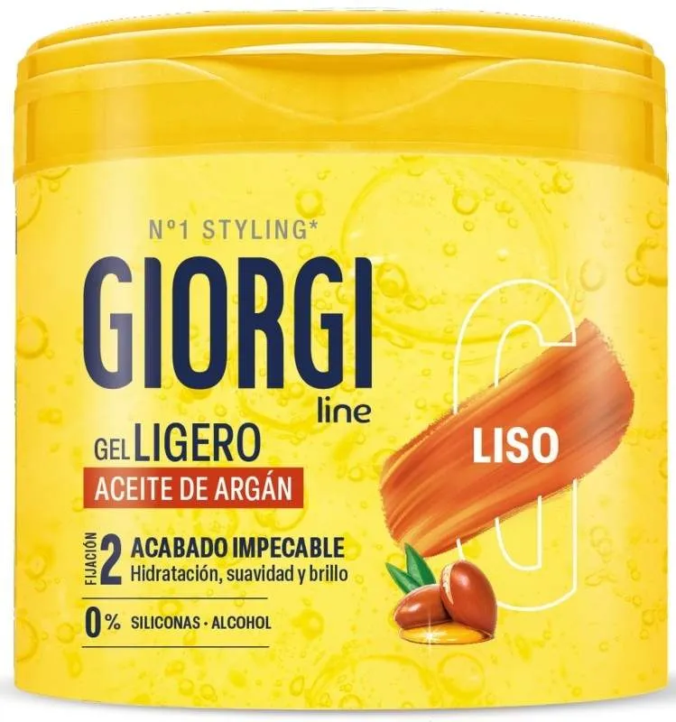 Giorgi Ligero Gel Fijador Aceite de Argán 400 ml