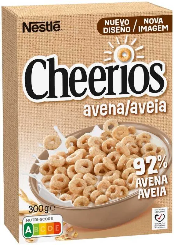 Nestlé Cheerios Avena Cereales de Desayuno 300g