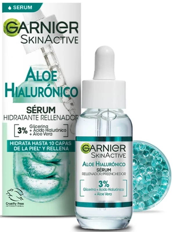 Garnier SkinActive Aloe Hialurónico Sérum Hidratante Rellenador 30 ml