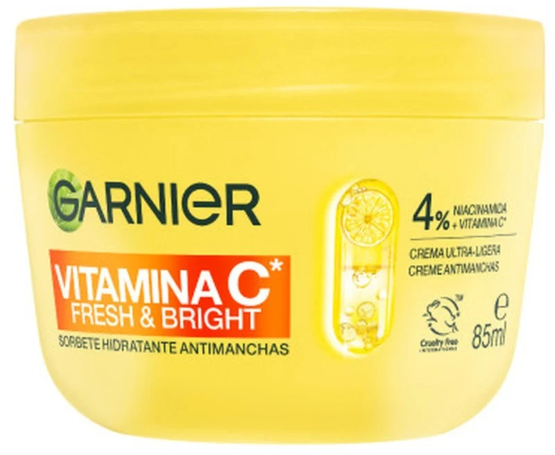 Garnier Vitamina C Fresh & Bright Sorbete Hidratante Antimanchas 85 ml