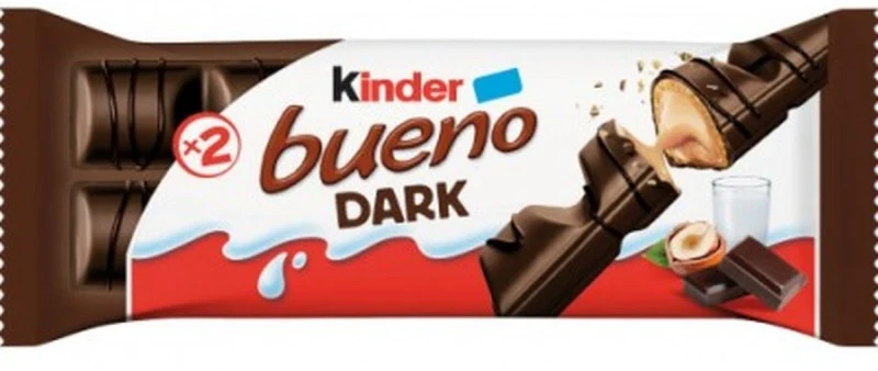 Kinder Bueno Dark Barritas de Chocolate Negro 43 g