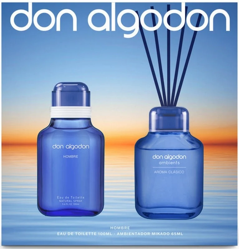 Don Algodón Hombre Estuche Eau de Toilette 100 ml + Ambientador Mikado 65 ml
