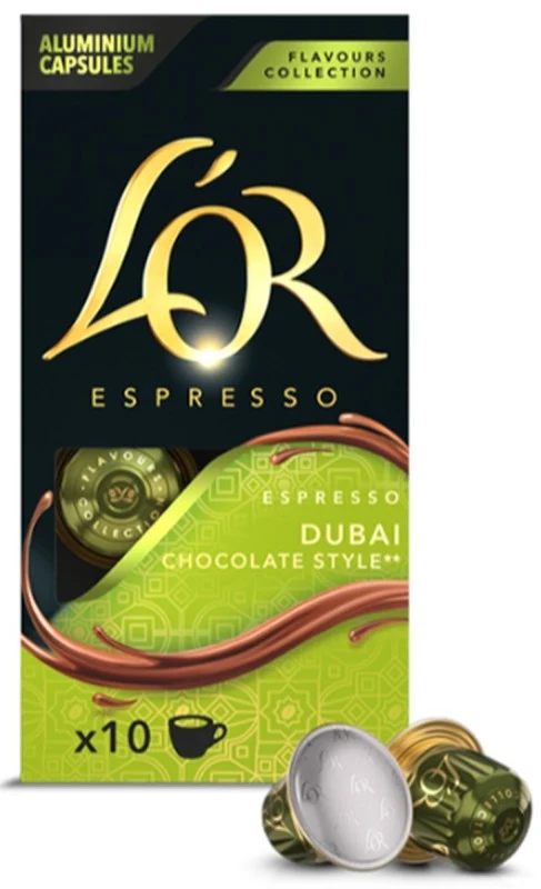 L'Or Espresso Dubai Chocolate Style 10 cápsulas