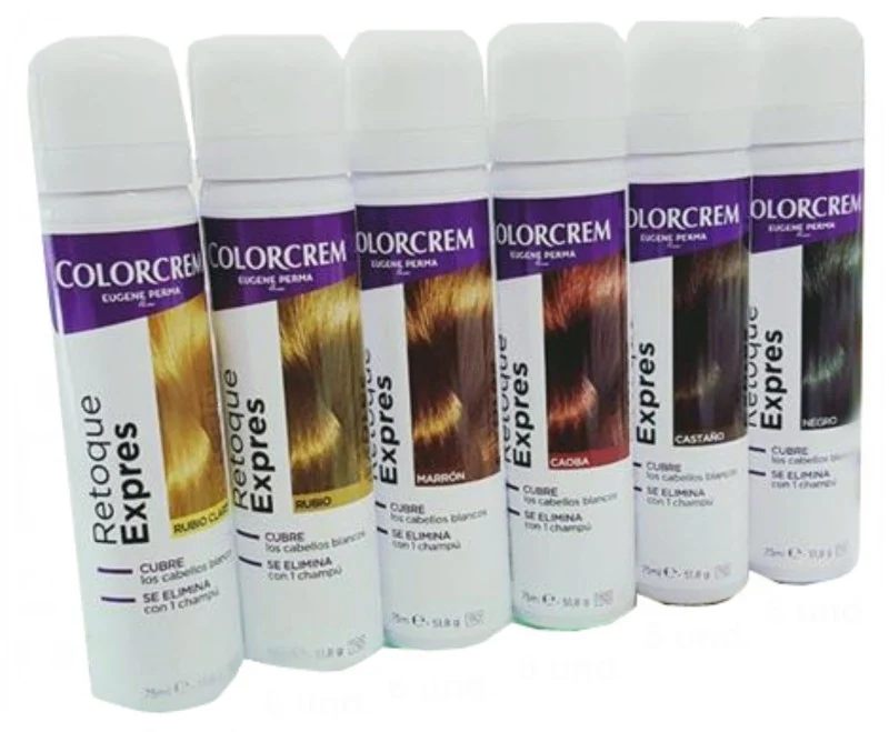 Colorcrem Retoque Expres Castaño Spray Corrector de Raíces 75ml