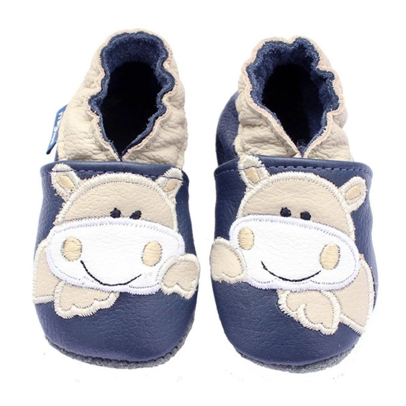 zapato hipopotamo azul