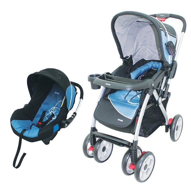 coche 4 en 1 azul