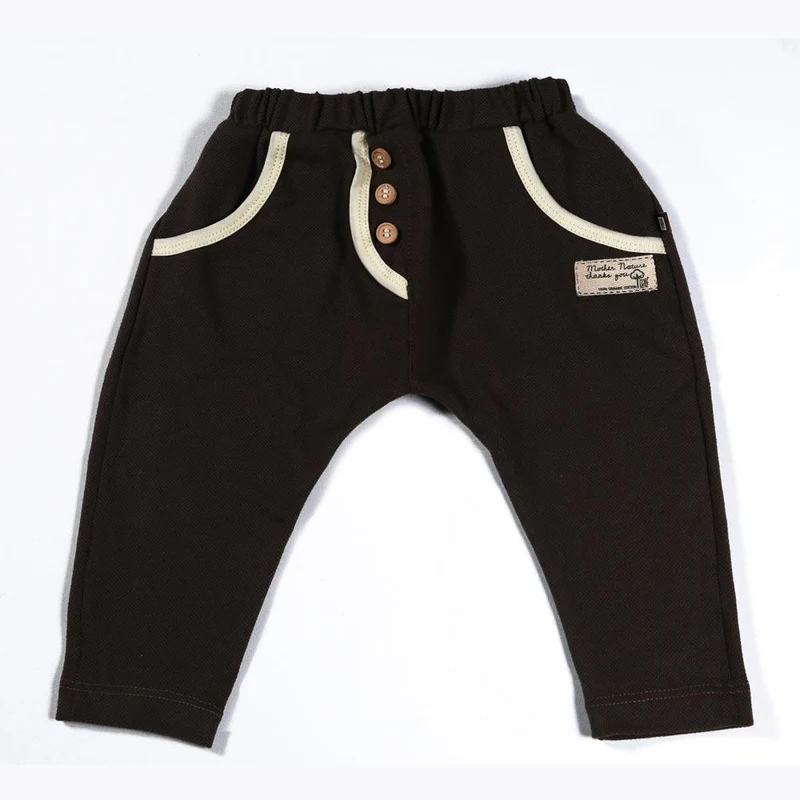 pantalon harem cafe talla 0 3 m