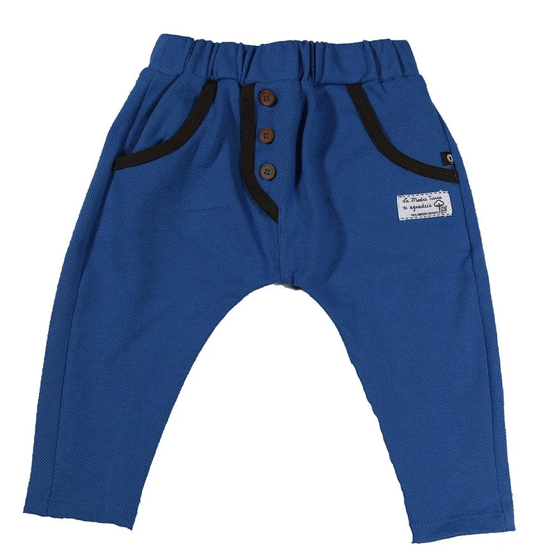 pantalon harem azul talla 6 9 m
