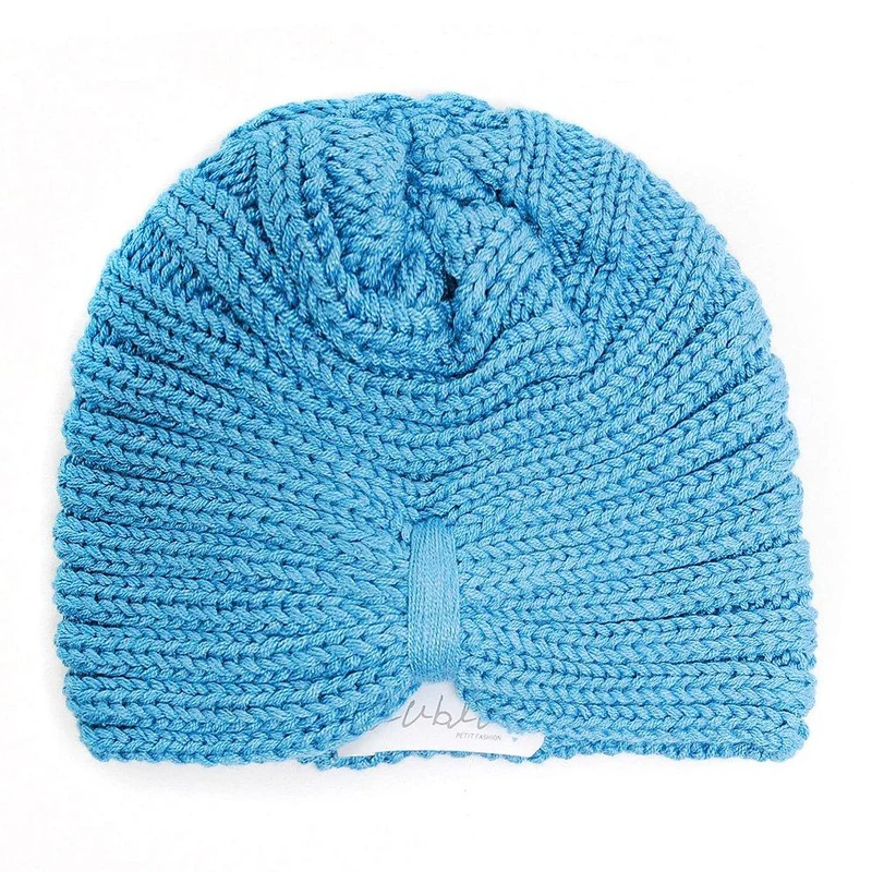 turbante azul