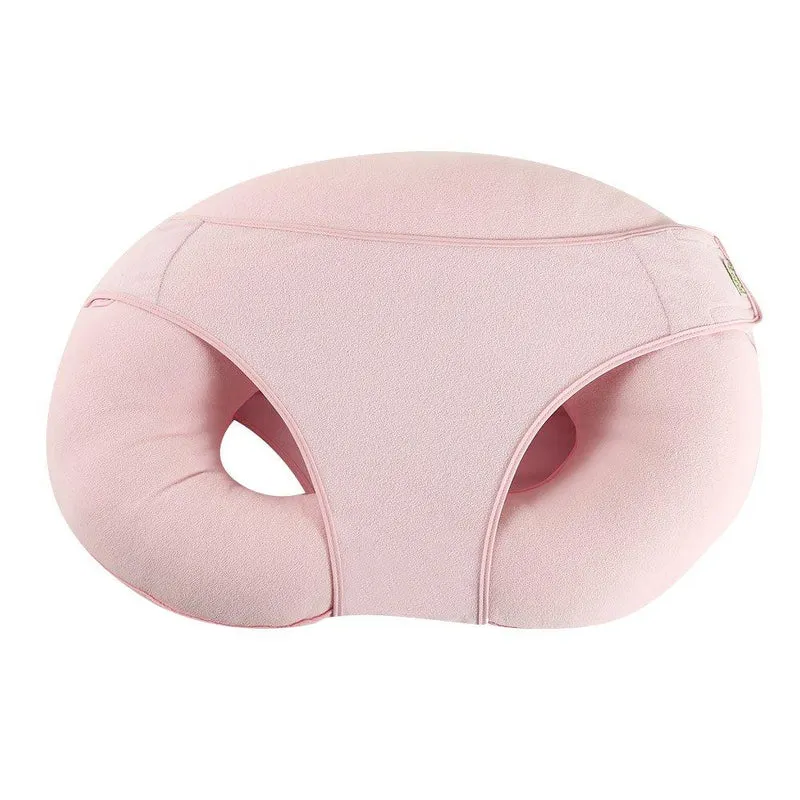 almohadon materno y cojin descansador rosado