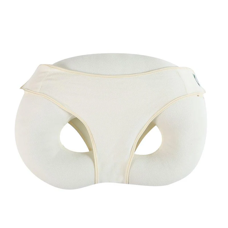 almohadon materno y cojin descansador blanco