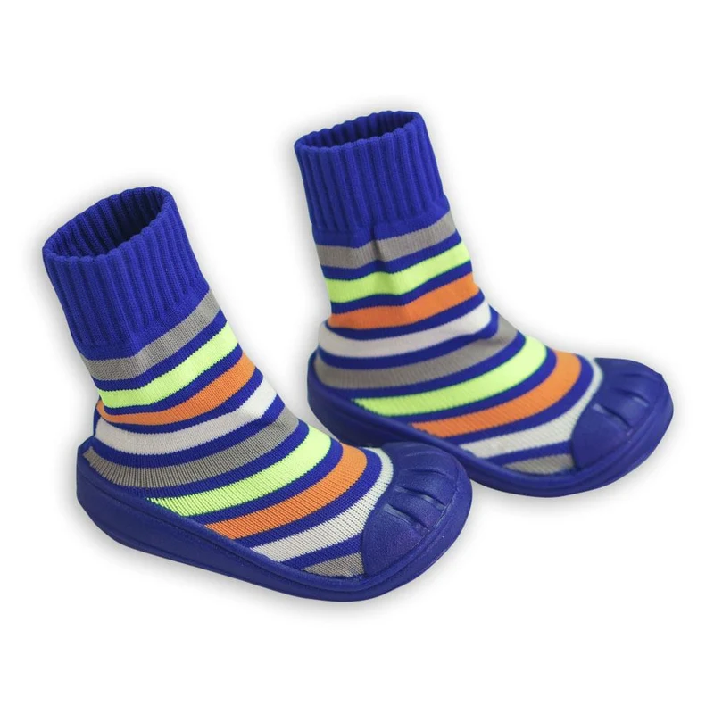 zapatos rayas azules