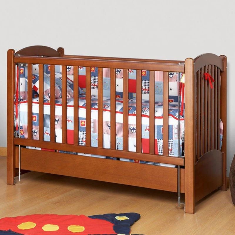 cuna de 70x130 en madera cafe