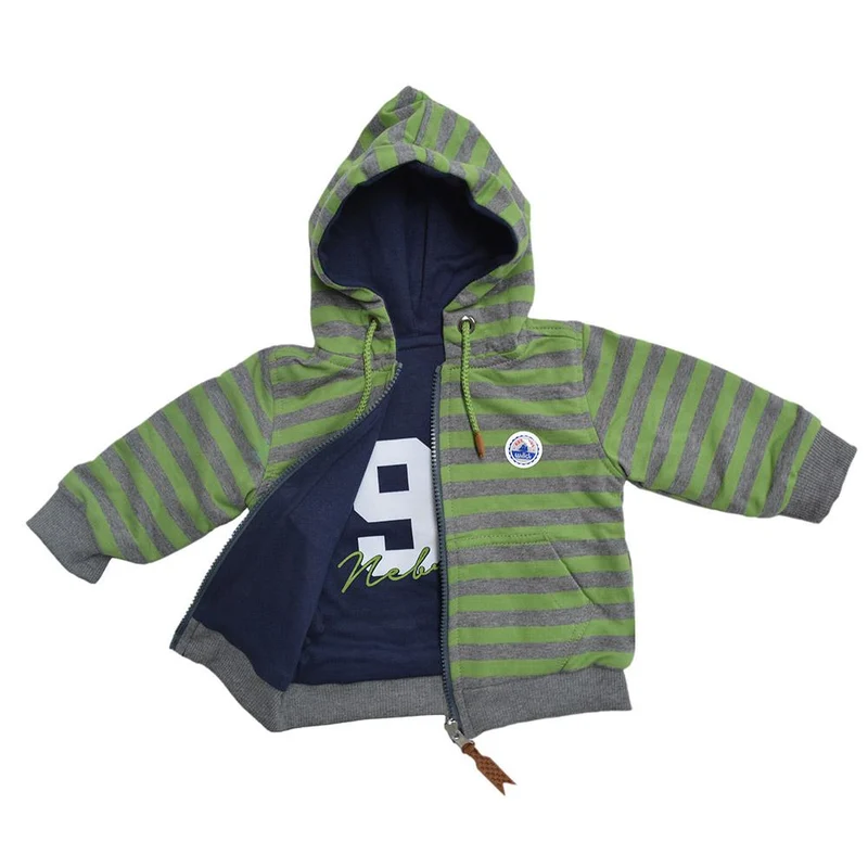 chaqueta american time verde rayas 3m