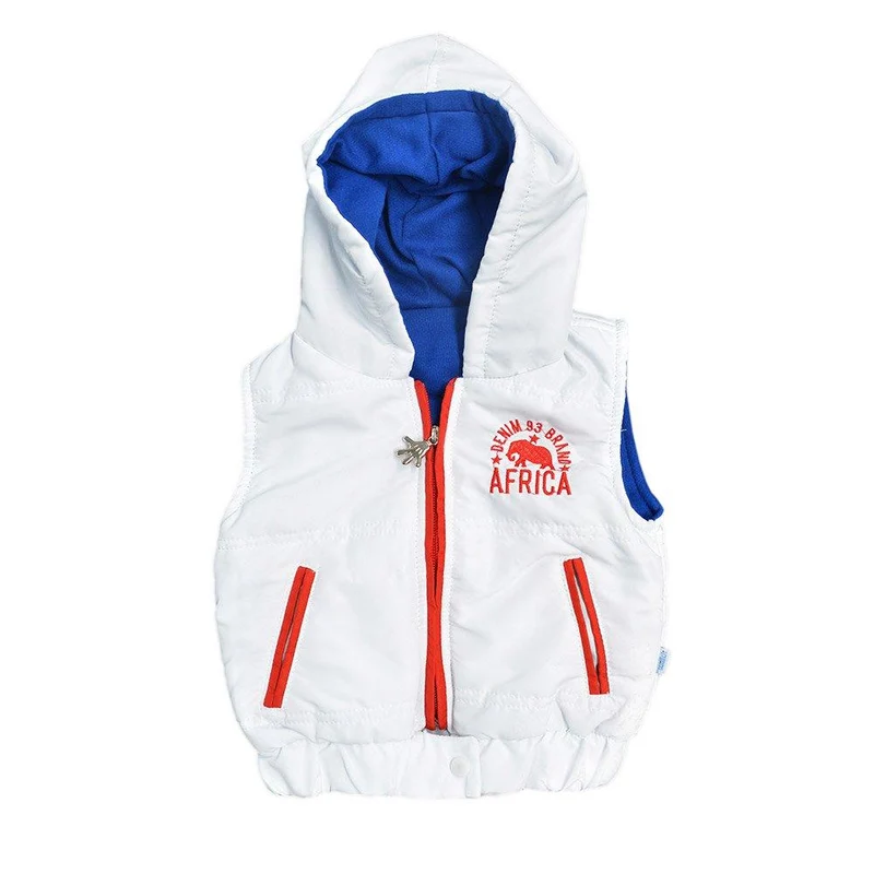 chaleco africa blanco 2t