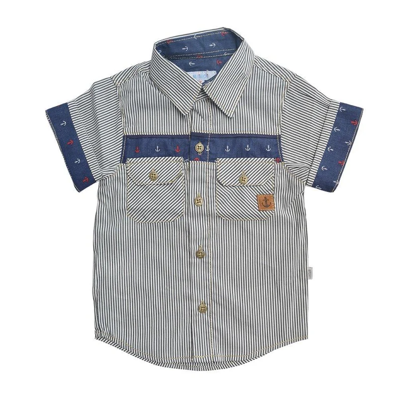 camisa fire anclas roja azul 2m