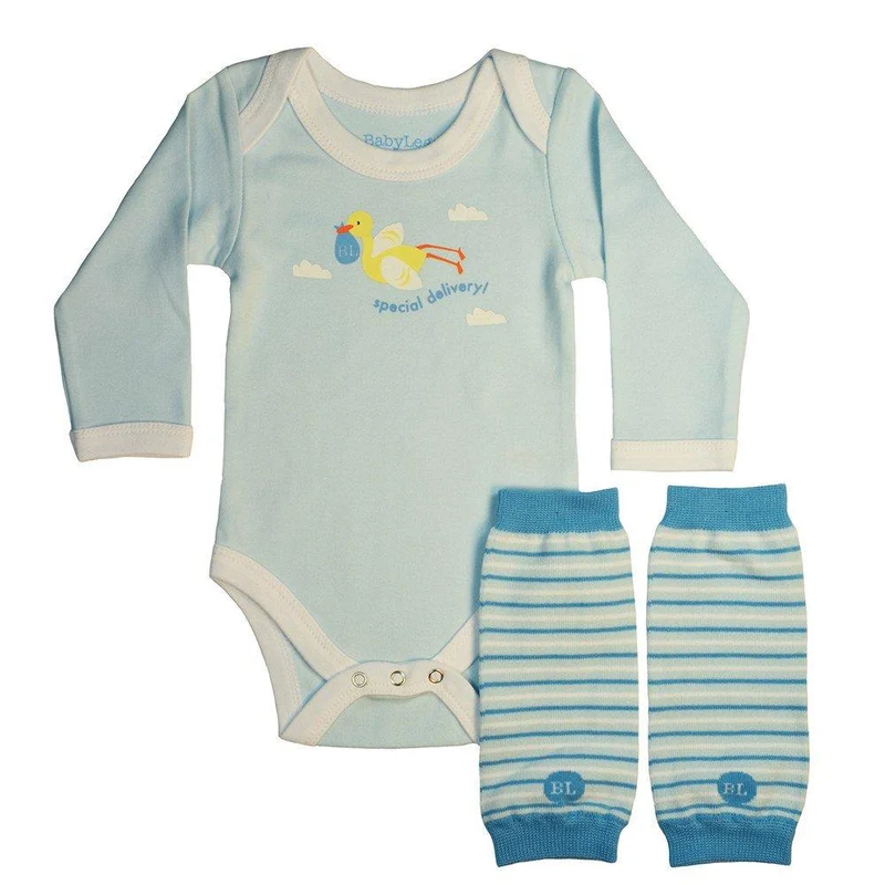 kit de recien nacido de baby legs en algodon organico. nino