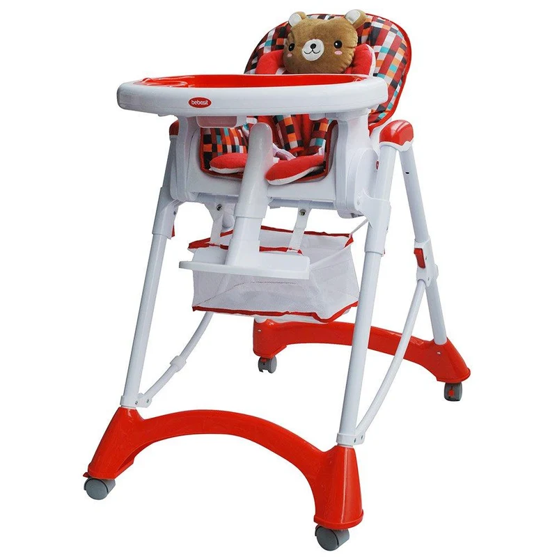 silla comedor bistro red