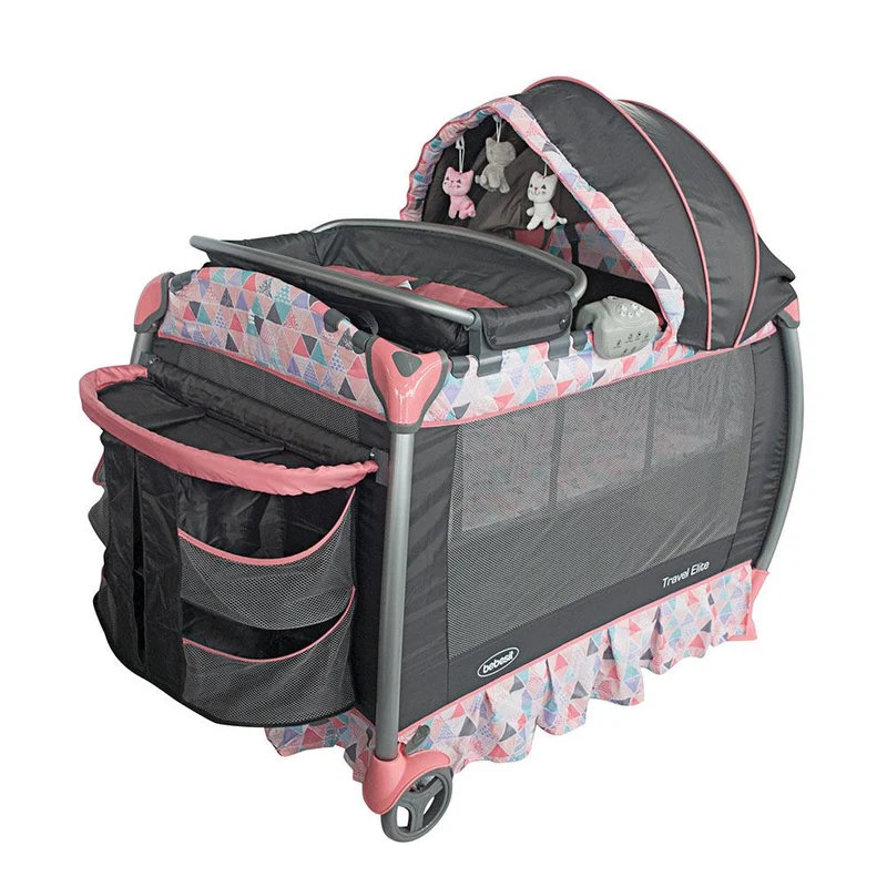 cuna corral travel elite pink