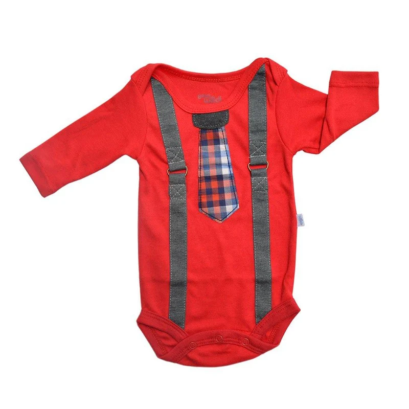 body necktie rojo 4t