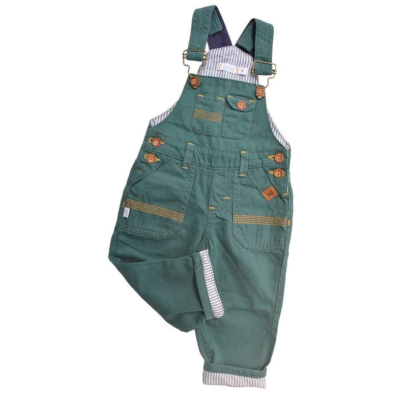 overall baby boy verde 4t