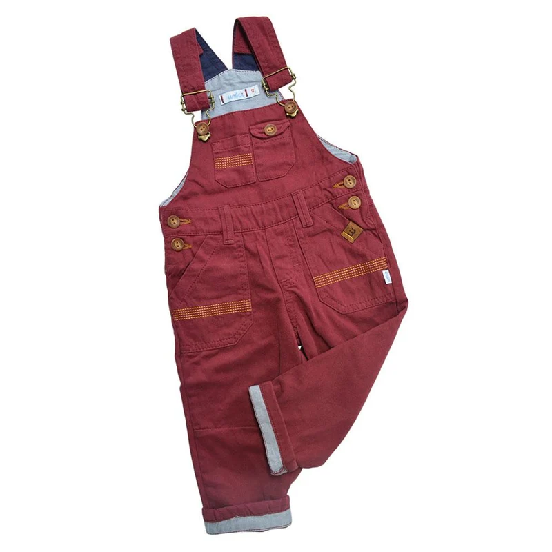 overall baby boy rojo 2t