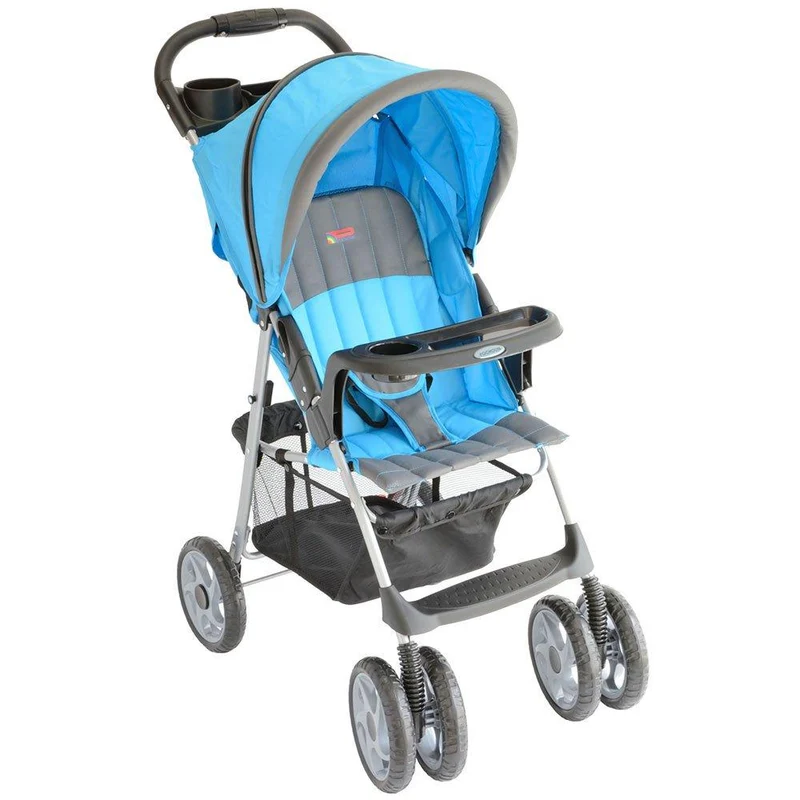coche 6 ruedas azul