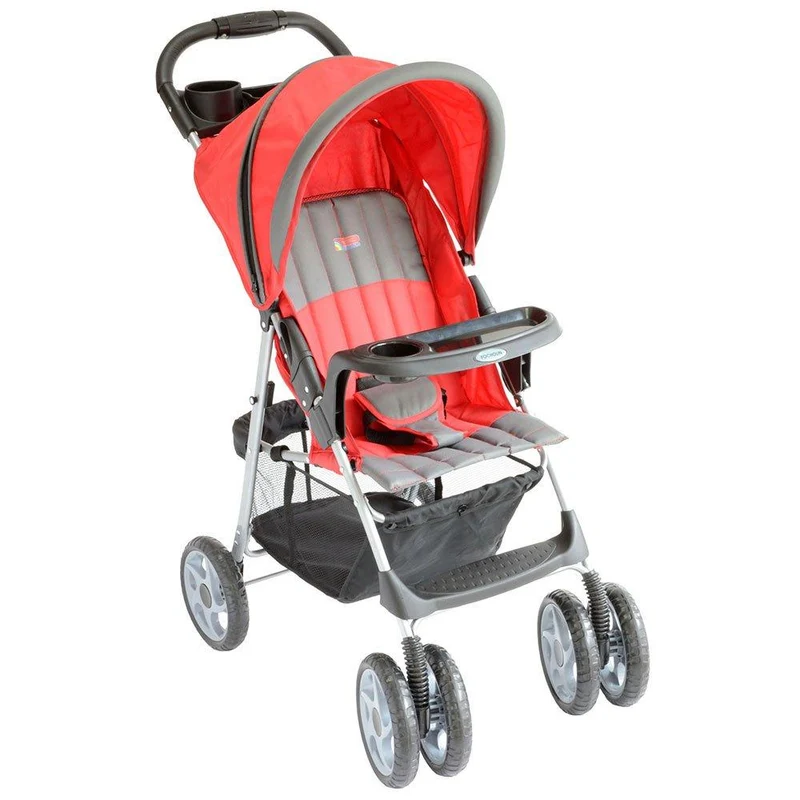 coche 6 ruedas rojos
