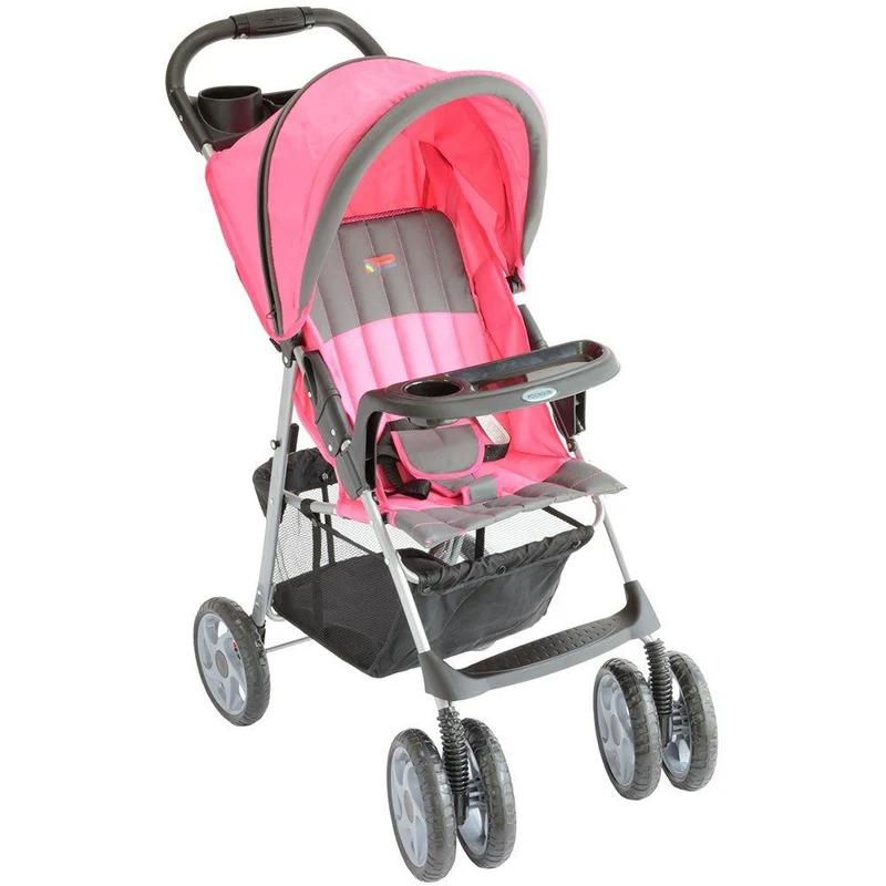 coche 6 ruedas rosado