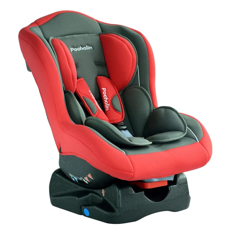 silla de carro rojo